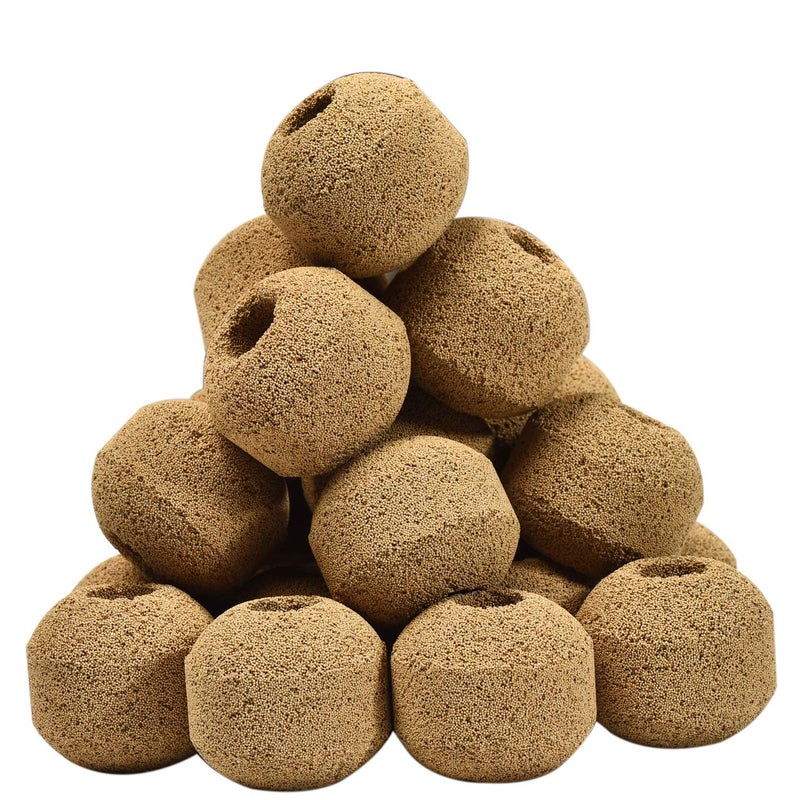 Hipanda Aquarium Filter Media Ceramic Bio Sphere,Quality Biological Rings for Marine and Freshwater Fish Tank (1520g/3.35lb) - Image 1